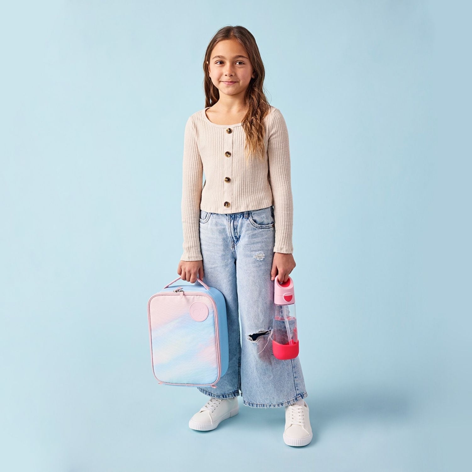 b.box Flexi Insulated Lunchbag Morning Sky Pink - 401411