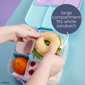 b.box Frozen Lunchbox - Adjustable Divider, Flexi Fruit Holder & 2L Capacity - Multicolor - 4006DFS3