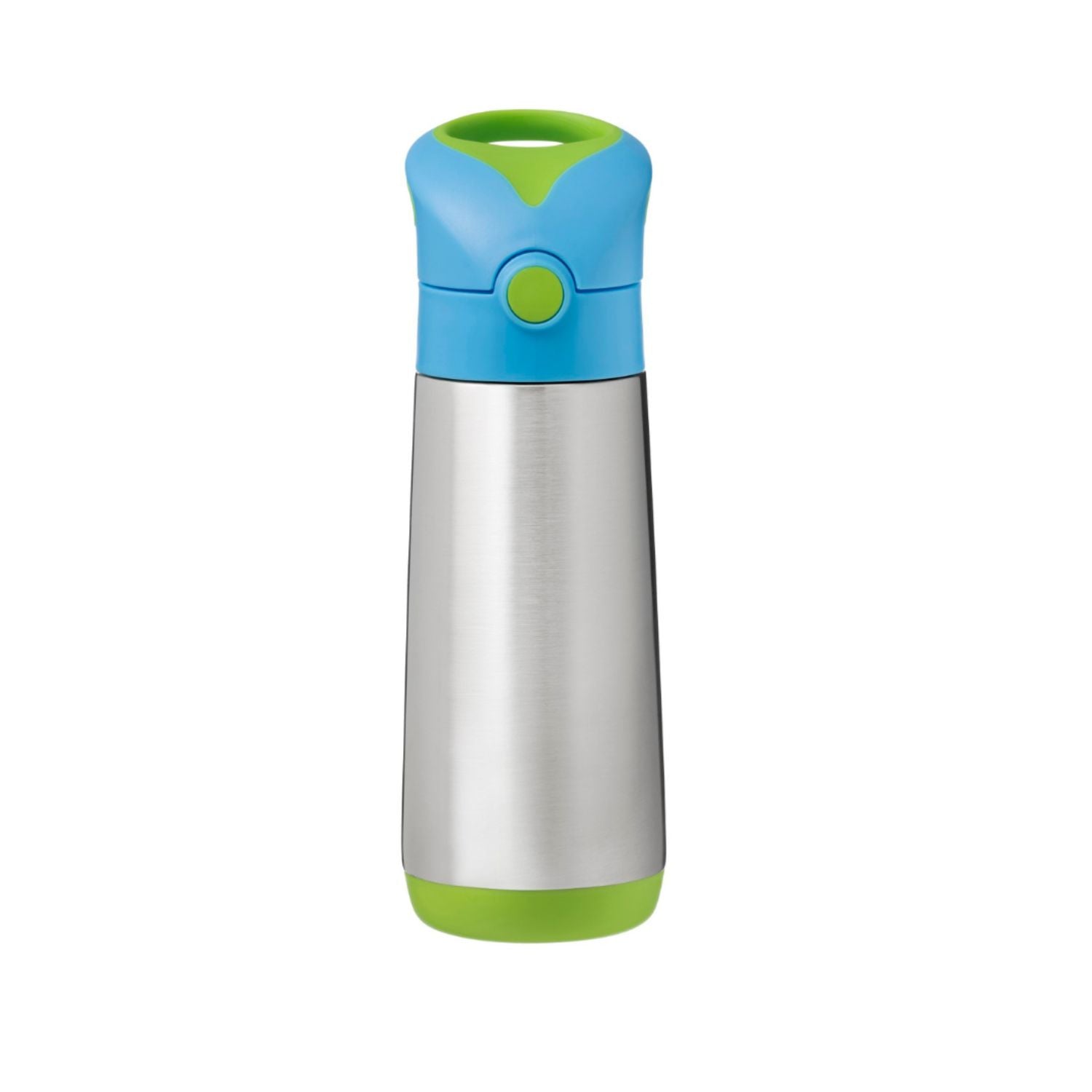 b.box Insulated Straw Sipper Drink Water Bottle 500ml Ocean Breeze Blue Green - 500133