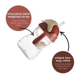 b.box Lion King Disney Sippy Cup – Leak - Proof, Weighted Straw 240ml - Multicolor - 2002XDLK