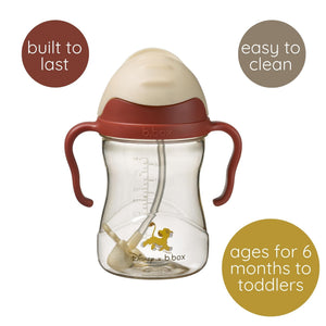 b.box Lion King Disney Sippy Cup – Leak - Proof, Weighted Straw 240ml - Multicolor - 2002XDLK
