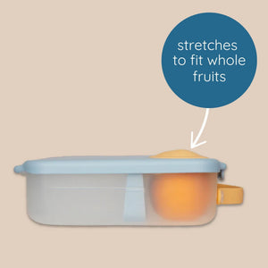 b.box Little Mermaid Lunchbox - Adjustable Divider, Flexi Fruit Holder & 2L Capacity - Multicolor - 4006XDM4