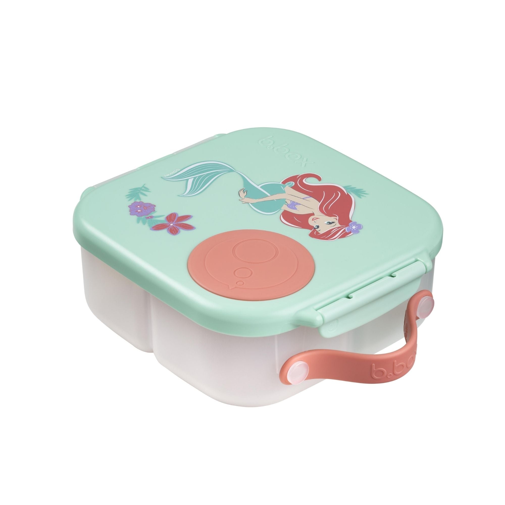 b.box Little Mermaid Mini Lunchbox - Adjustable Divider, Flexi Fruit Holder & 1L Capacity - Multicolor - 4007XDM4
