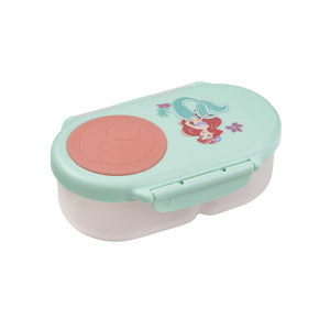 b.box Little Mermaid Snackbox for Kids - Leak - Proof, 2 Compartments & Easy to Carry - Multicolor - 4008XDM4