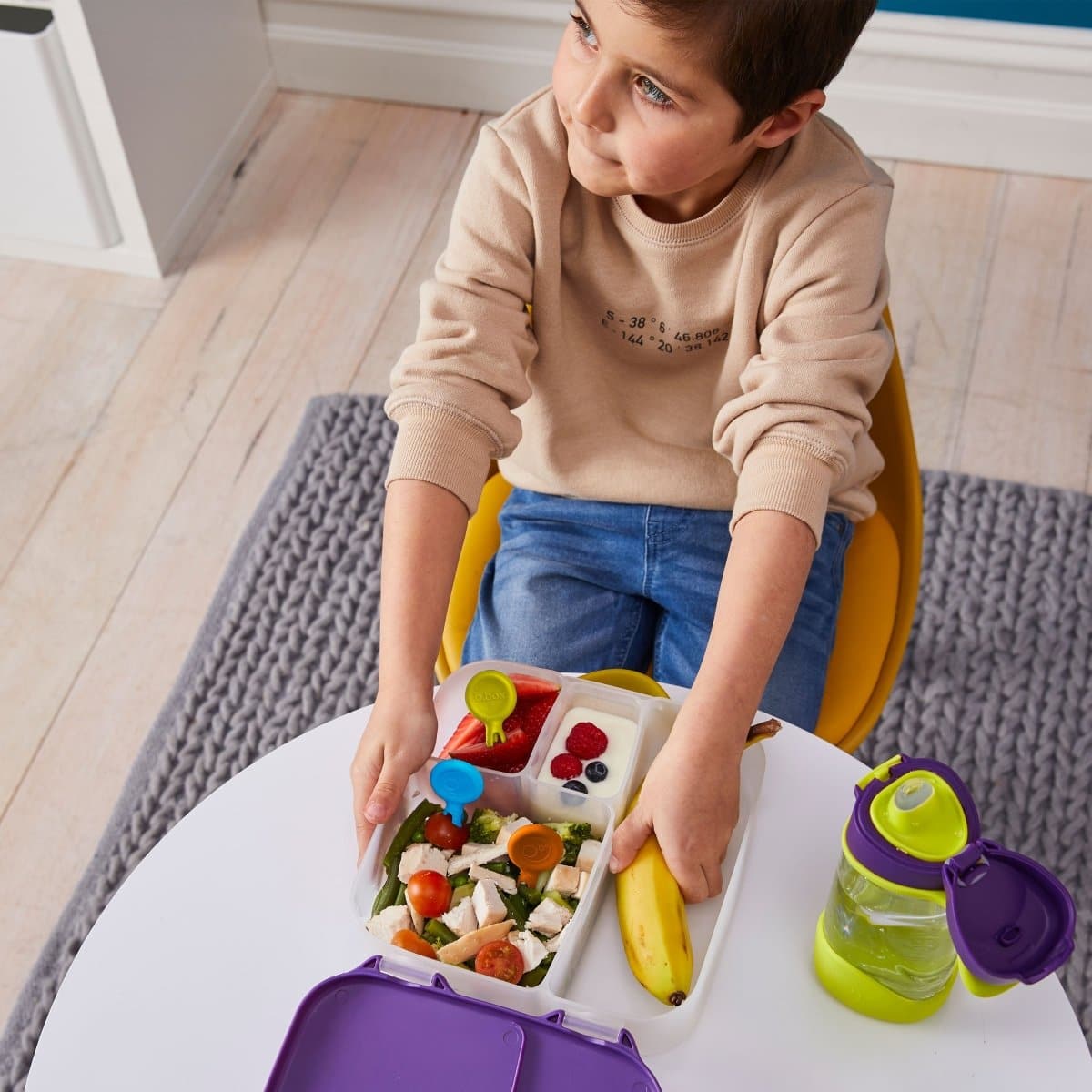 B.box Mini Fork Set- Pastel - 400137