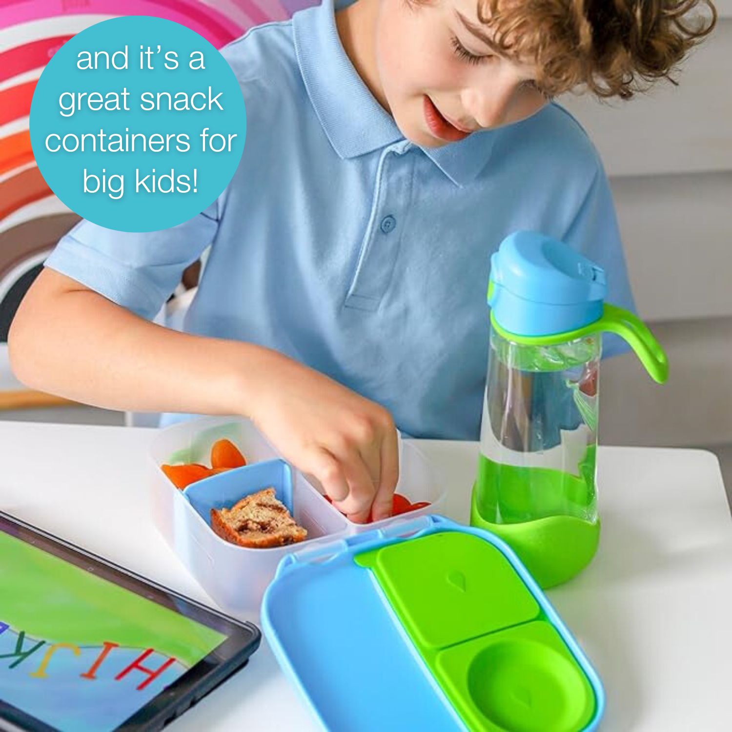 B.Box Mini Lunch Box - Ocean Breeze Blue Green - 660