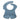 b.box Silicone Bib Ocean Blue - 101208