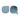 b.box Silicone Bowl + Lid with Suction Base Ocean Blue - 101708