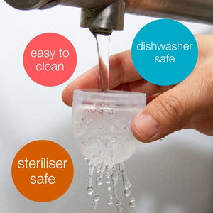 b.box Silicone Fresh Food Feeder Blush Pink - 101411