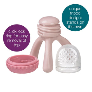 b.box Silicone Fresh Food Feeder Blush Pink - 101411