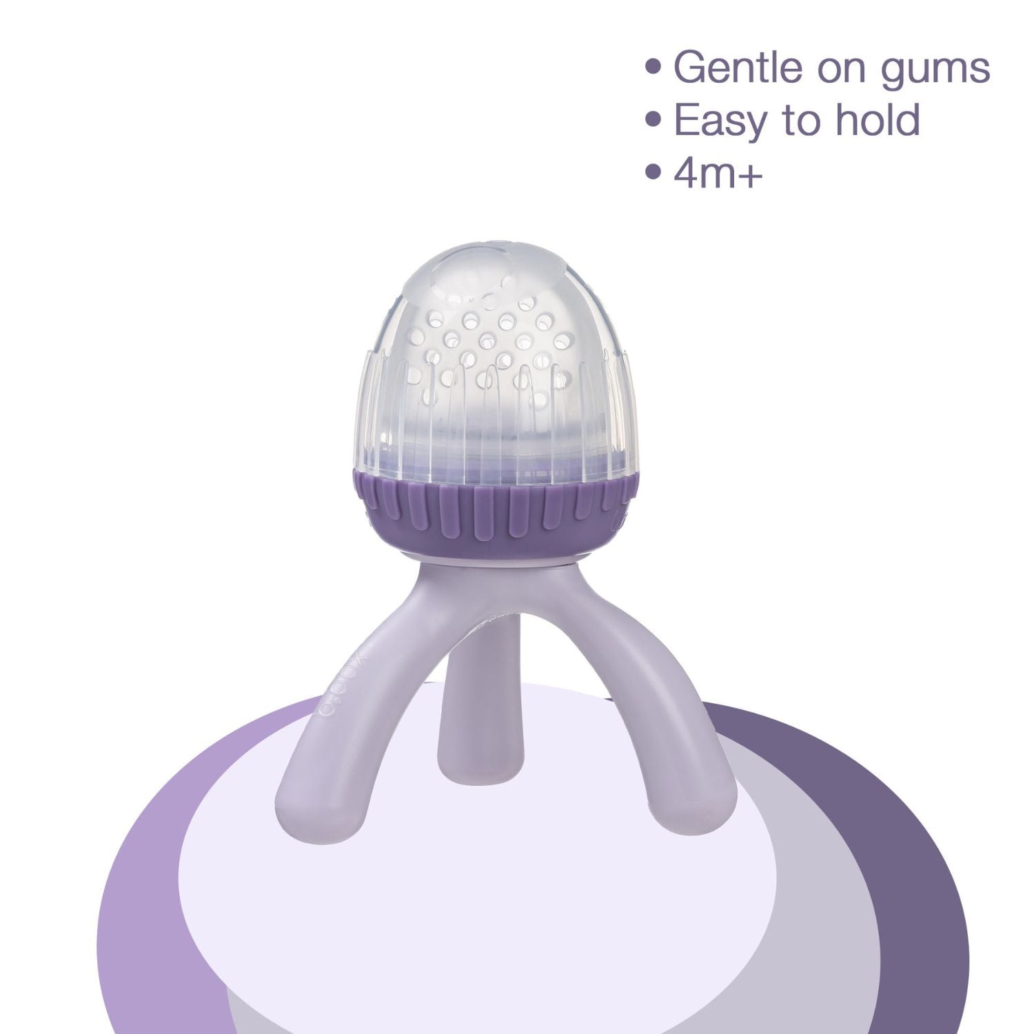 b.box Silicone Fresh Food Feeder Peony Purple - 101409