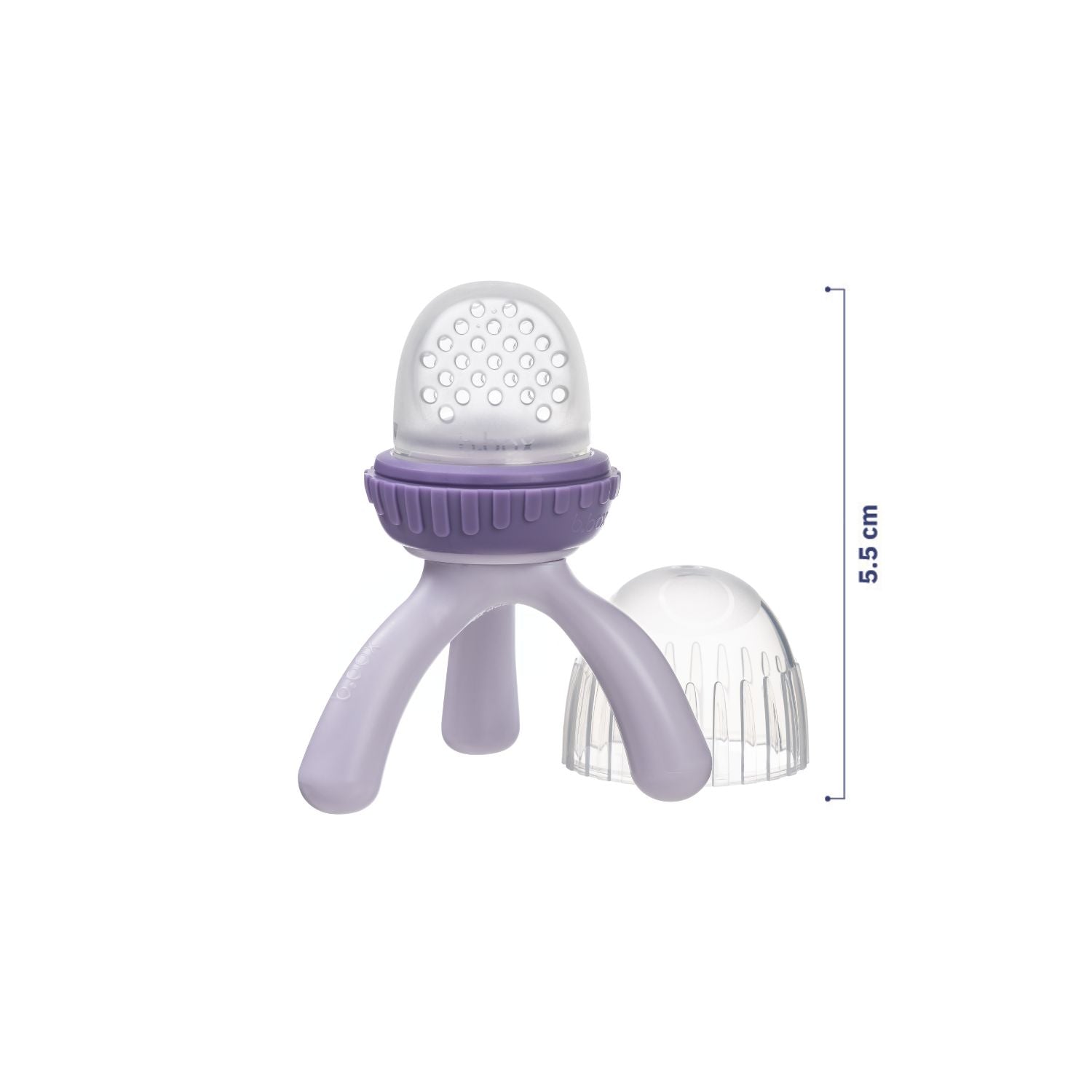 b.box Silicone Fresh Food Feeder Peony Purple - 101409