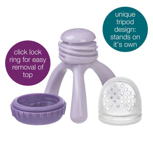 b.box Silicone Fresh Food Feeder Peony Purple - 101409