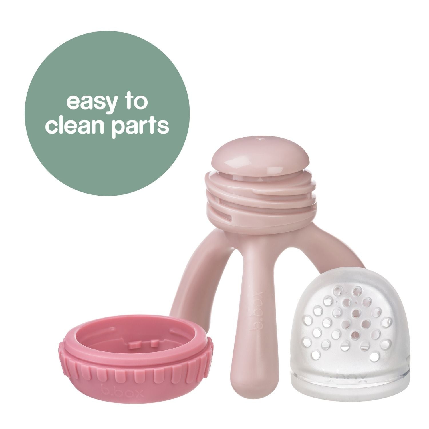 b.box Silicone Fresh Food Feeder Sage Green - 101410