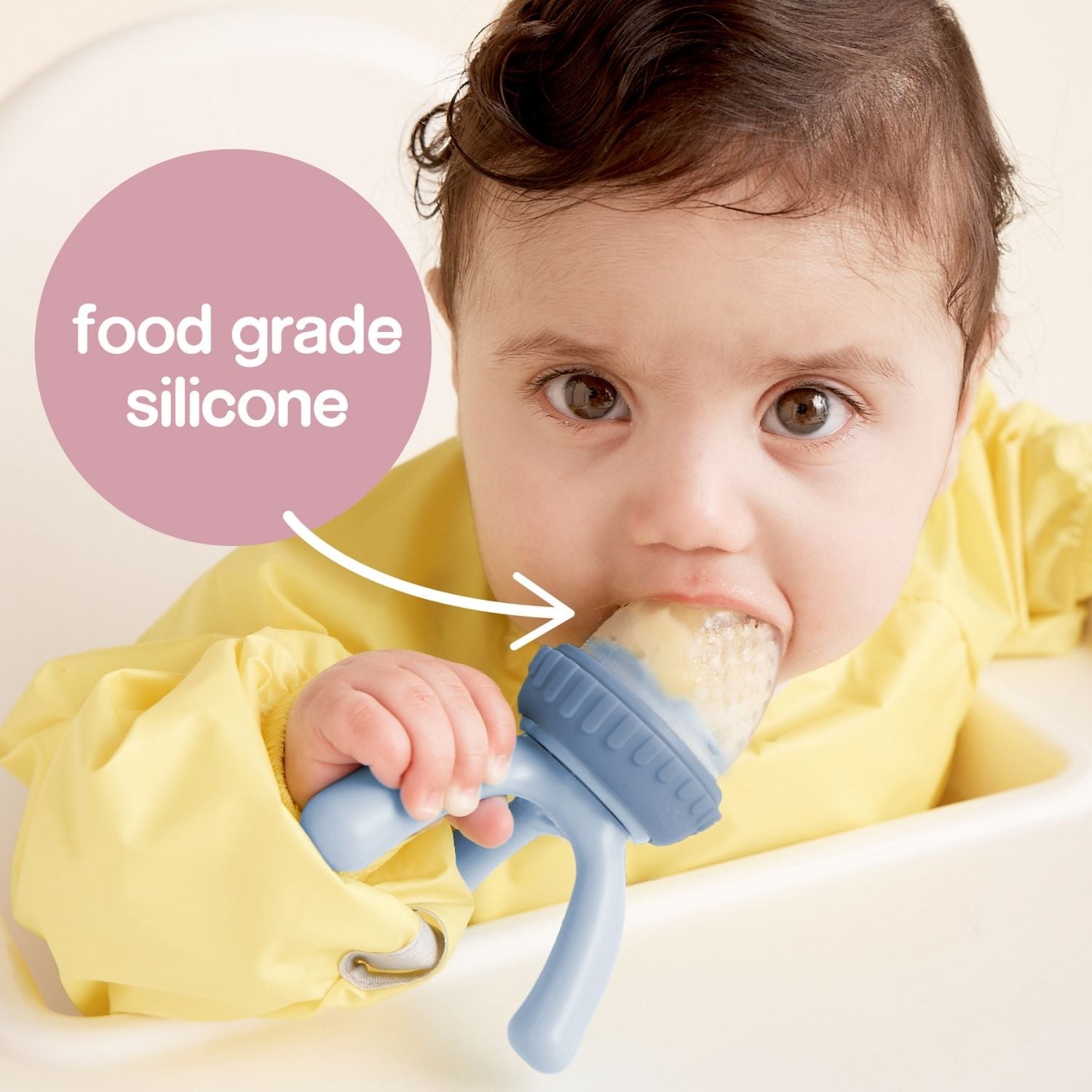 b.box Silicone Fresh Food Feeder Sage Green - 101410