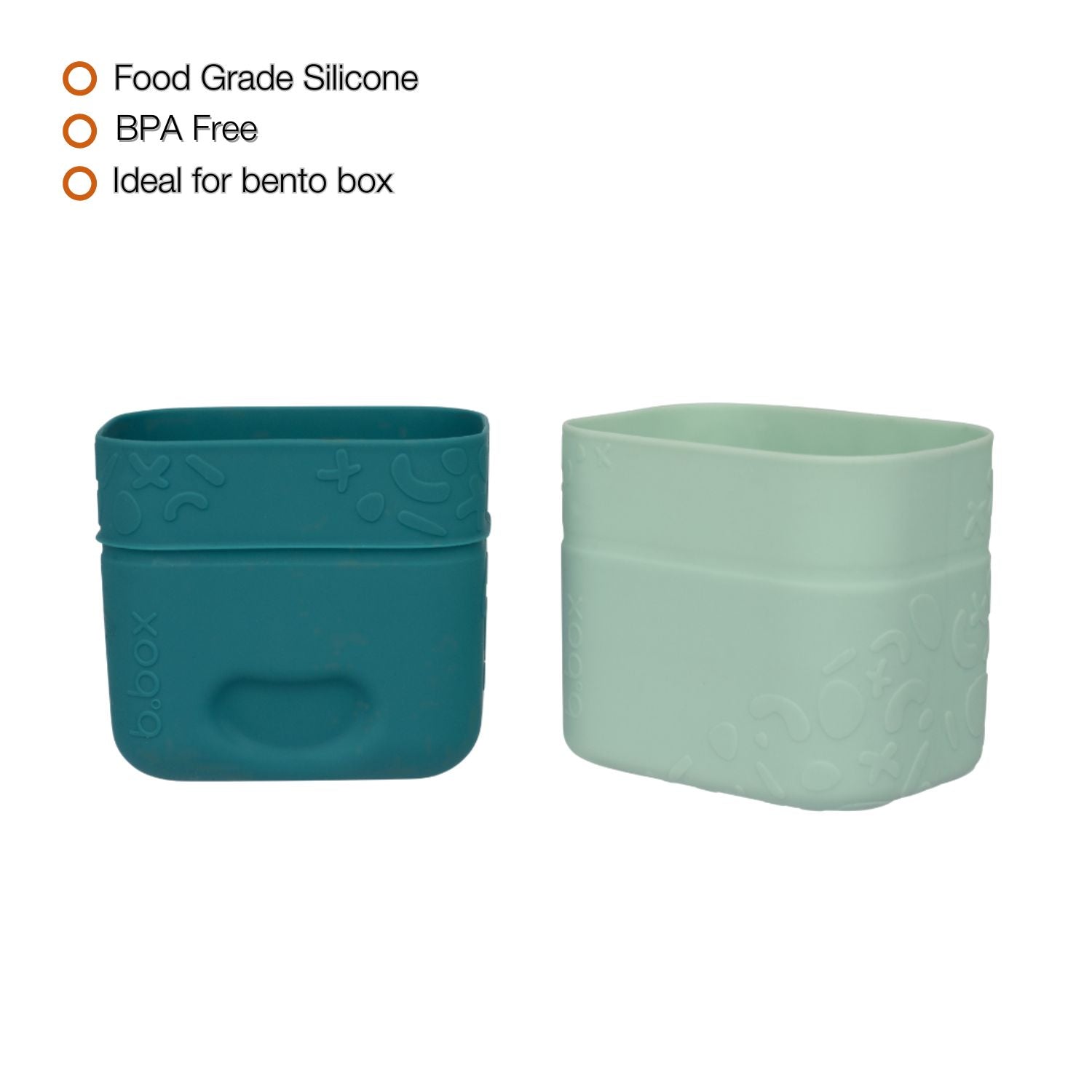 b.box Silicone snack cups - Forest - 401007