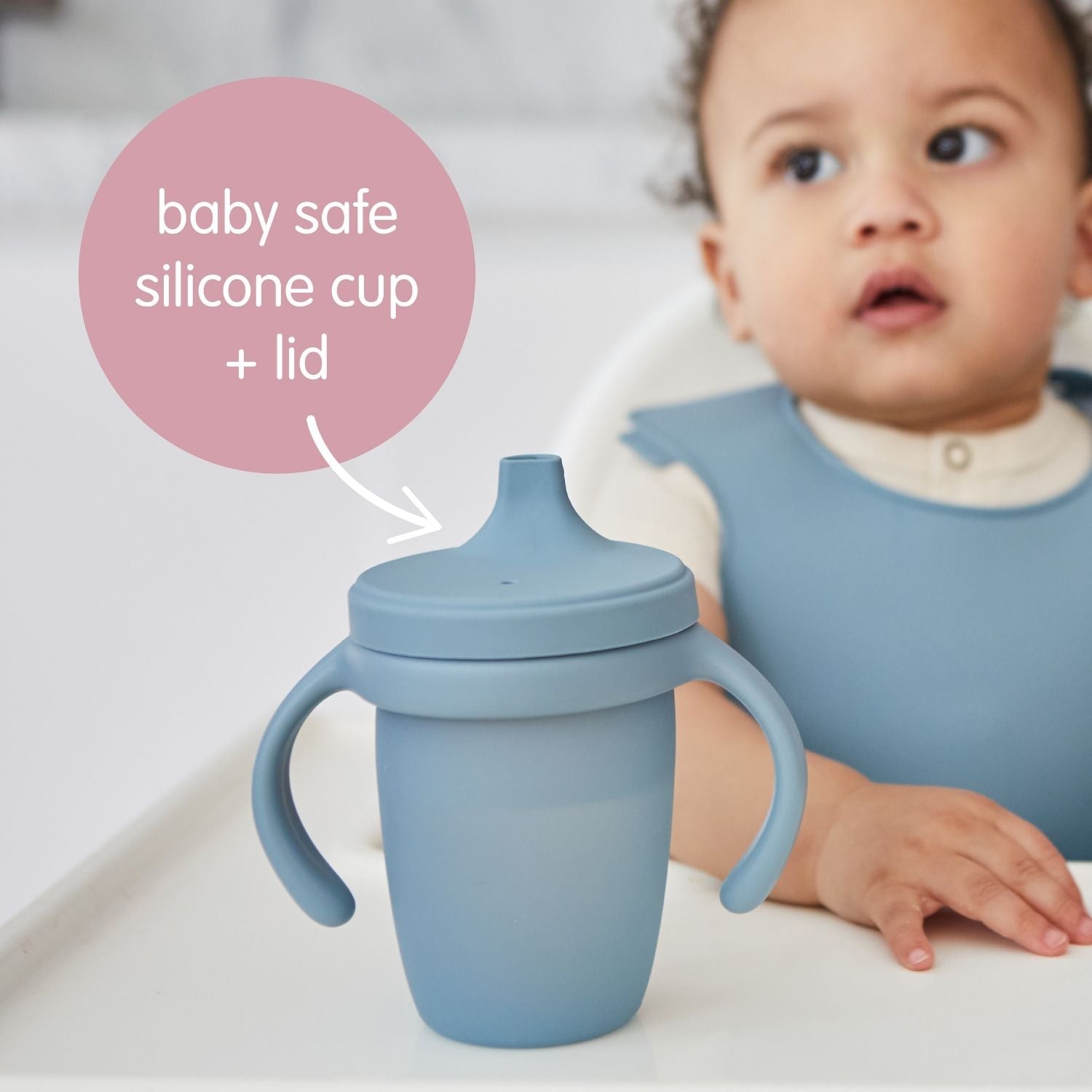b.box Silicone Spout Cup Blush Pink - 201311