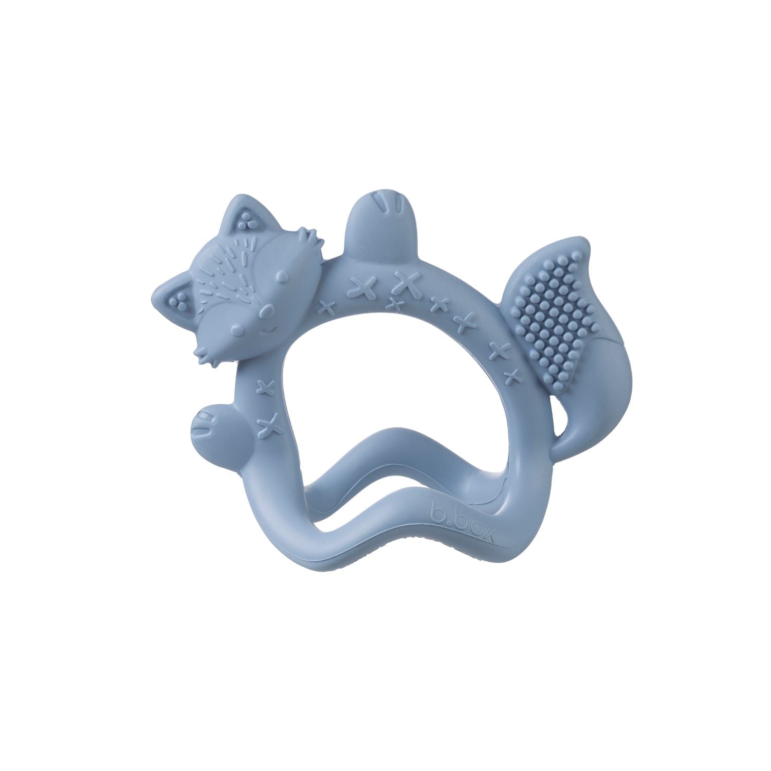 b.box Silicone Wrist Teether Fox Lullaby Blue - 100308