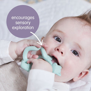 b.box Silicone Wrist Teether Fox Sage Green - 100310