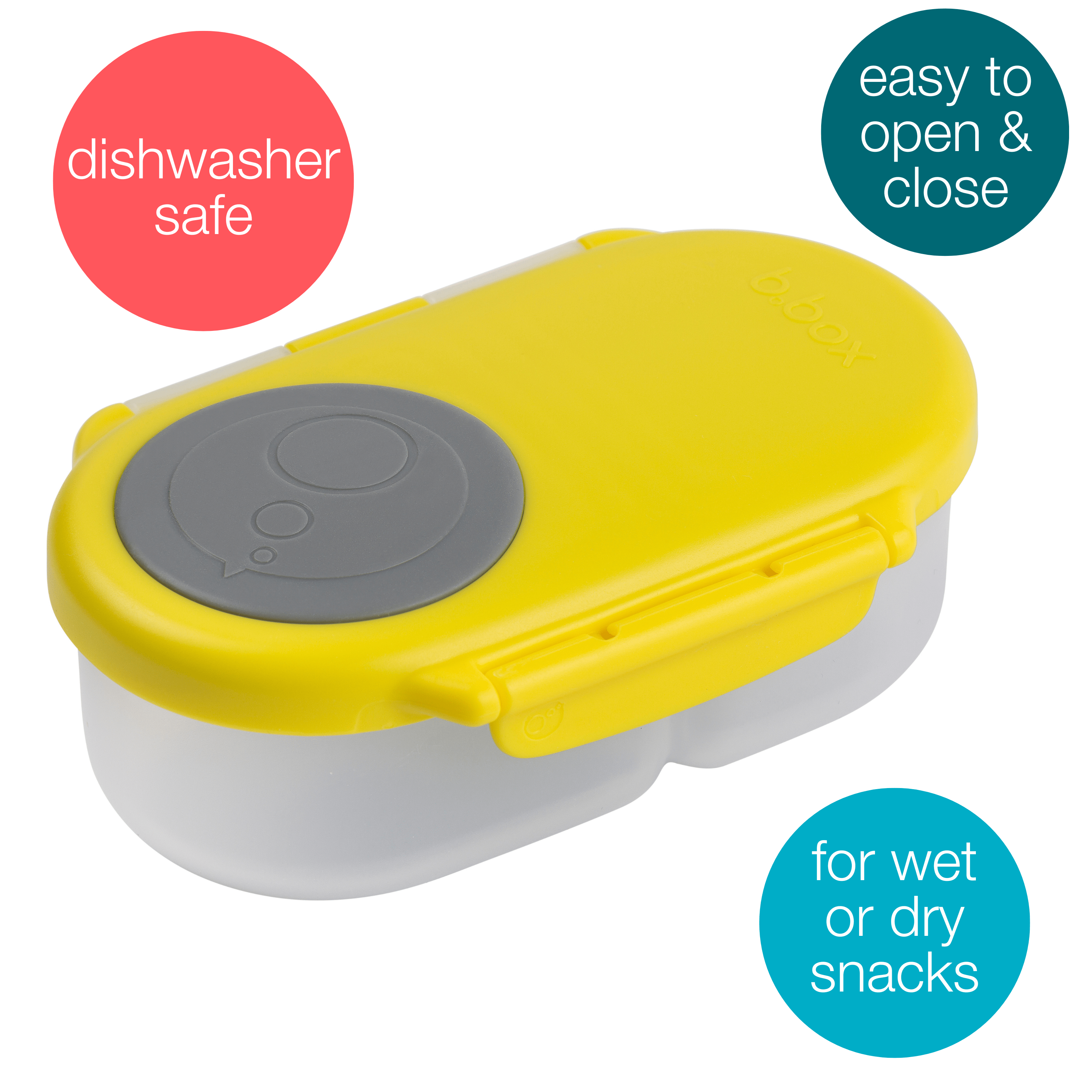 B.Box Snack Box - Lemon Sherbet Yellow Grey - 683