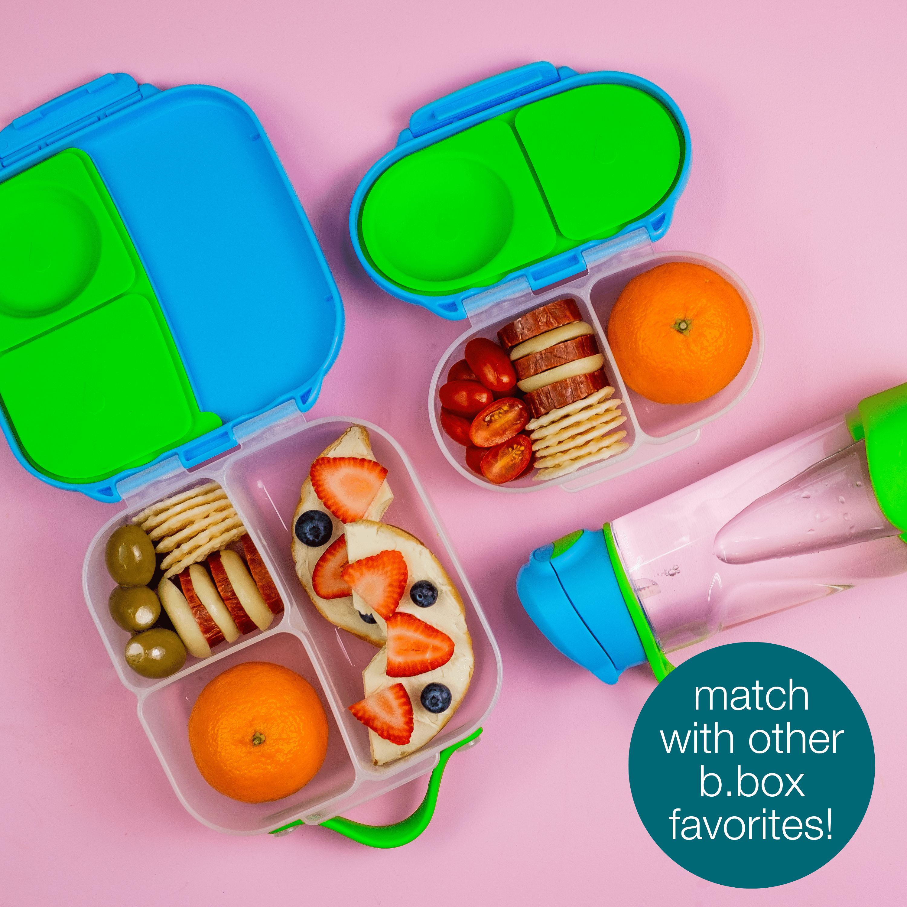 B.Box Snack Box - Ocean Breeze Blue Green - 680