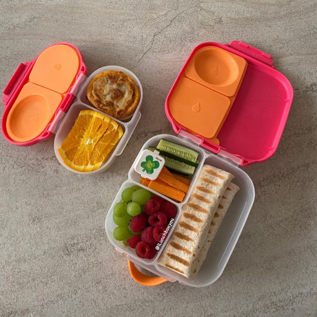 B.Box Snack Box - Strawberry Shake Pink Orange - 681