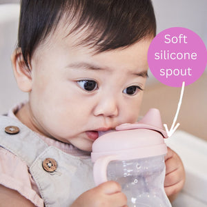 b.box Soft Spout Cup 240ml Blush Light Pink - 200511