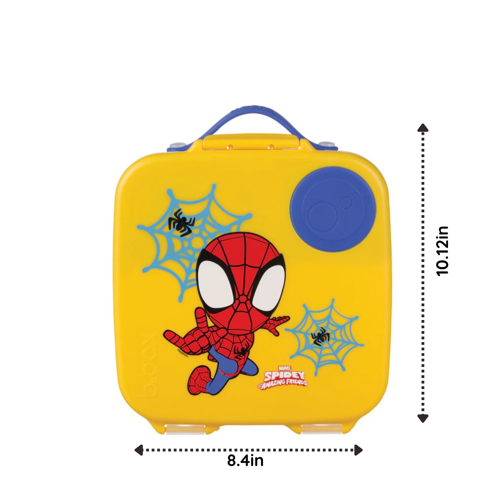 b.box Spidey Lunchbox - Adjustable Divider, Flexi Fruit Holder - 4006MSS2