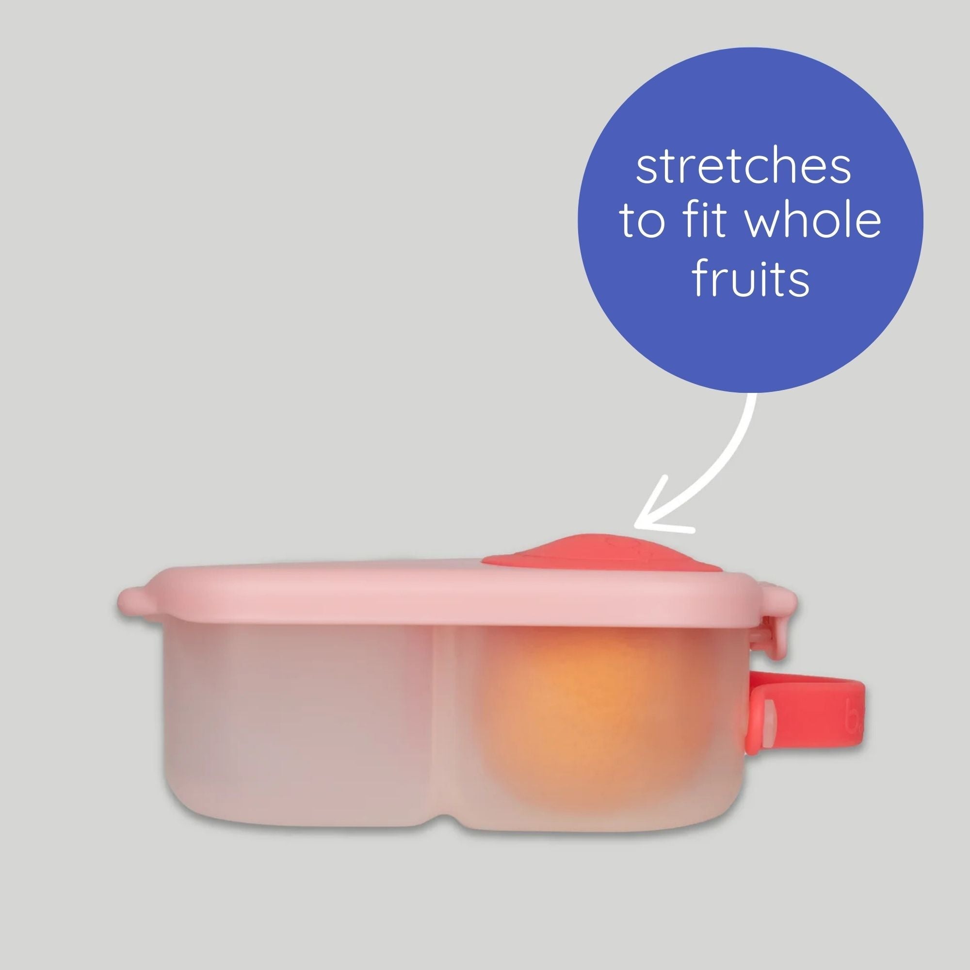 b.box Spidey Mini Lunchbox - Adjustable Divider, Flexi Fruit Holder & 1L Capacity - Multicolor - 4007MSS2
