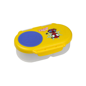 b.box Spidey Snackbox for Kids - Leak - Proof, 2 Compartments & Easy to Carry - Multicolor - 4008MSS2