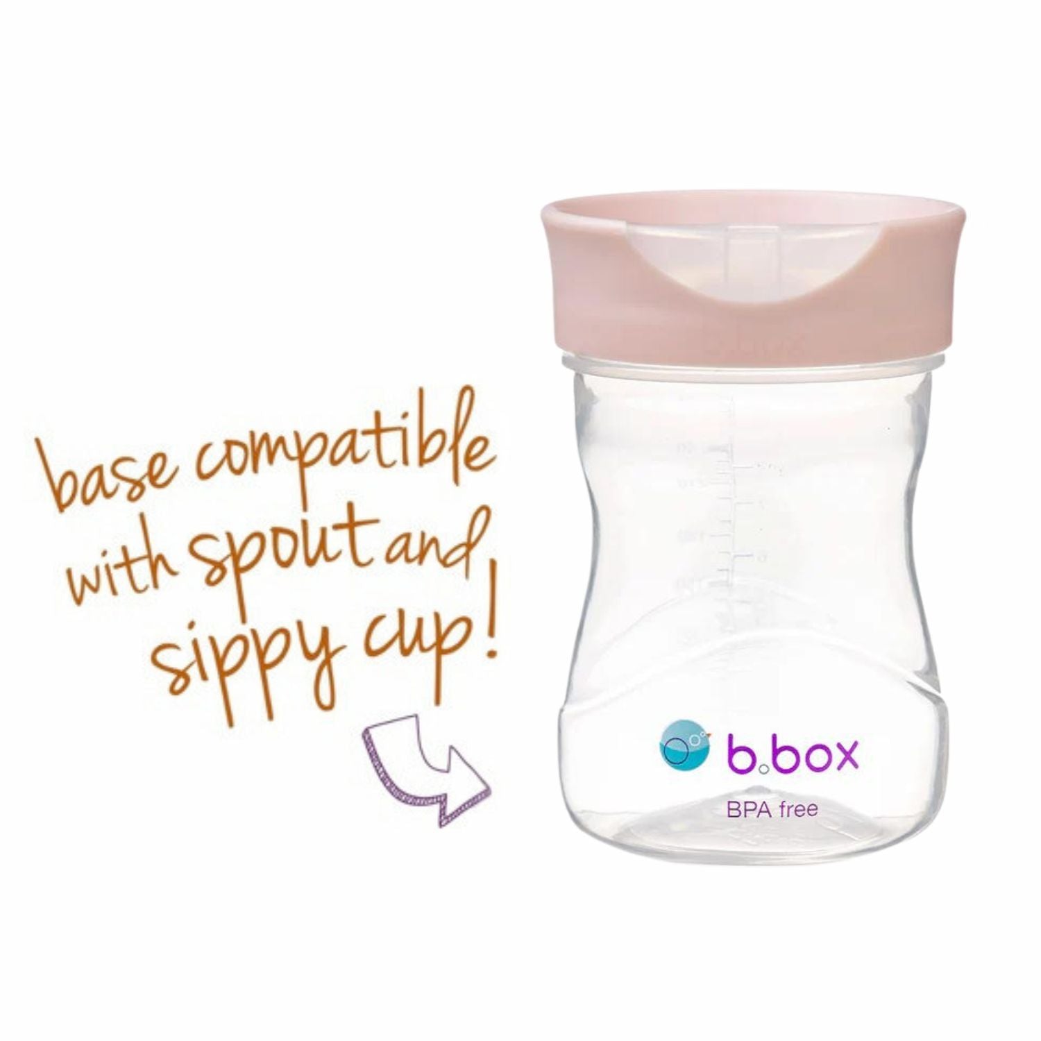 b.box Training Cup 240ml Blush Pink - 201011