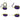 B.Box Travel Bib & Flexible Soft Bite Spoon Set - Cactus Capers Purple Grey - 592