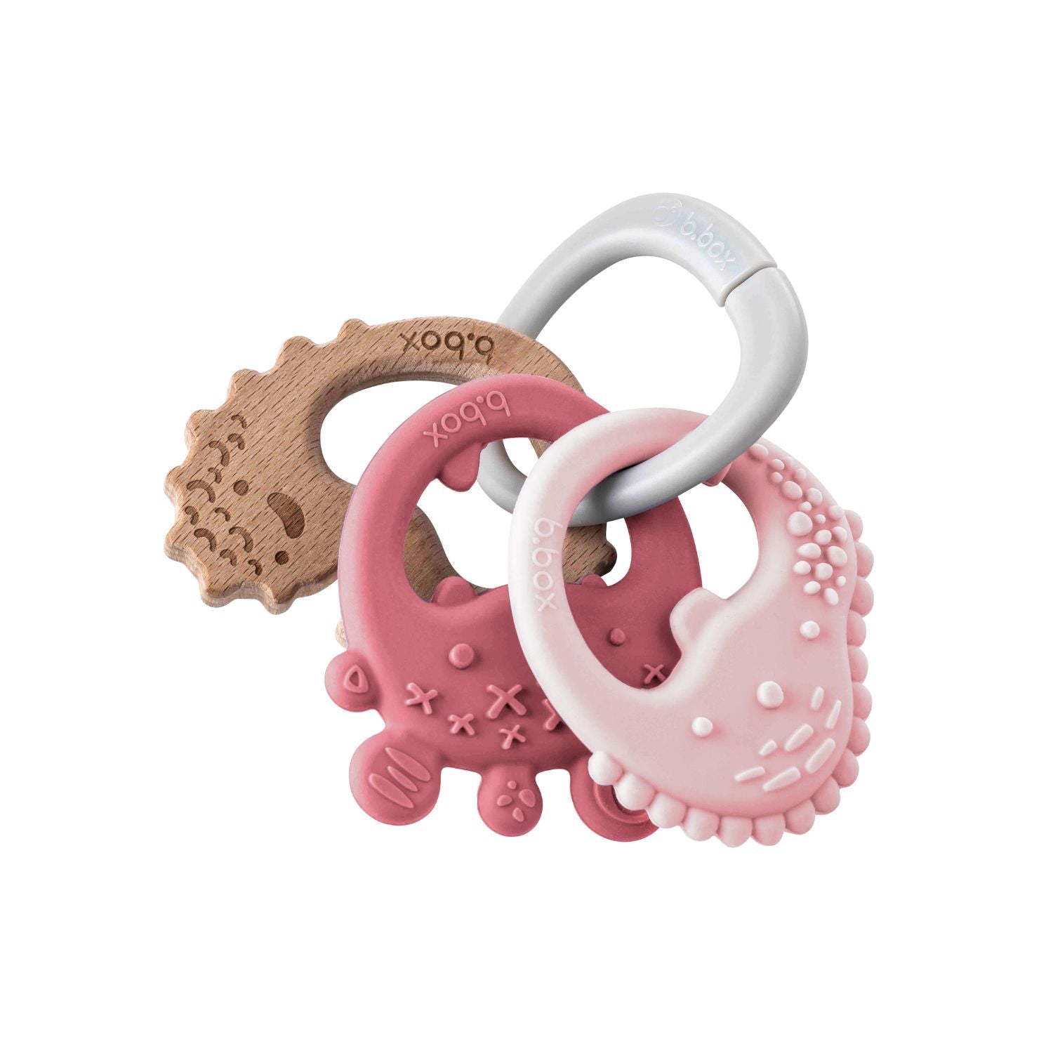 b.box Trio Teether Blush Pink - 100211