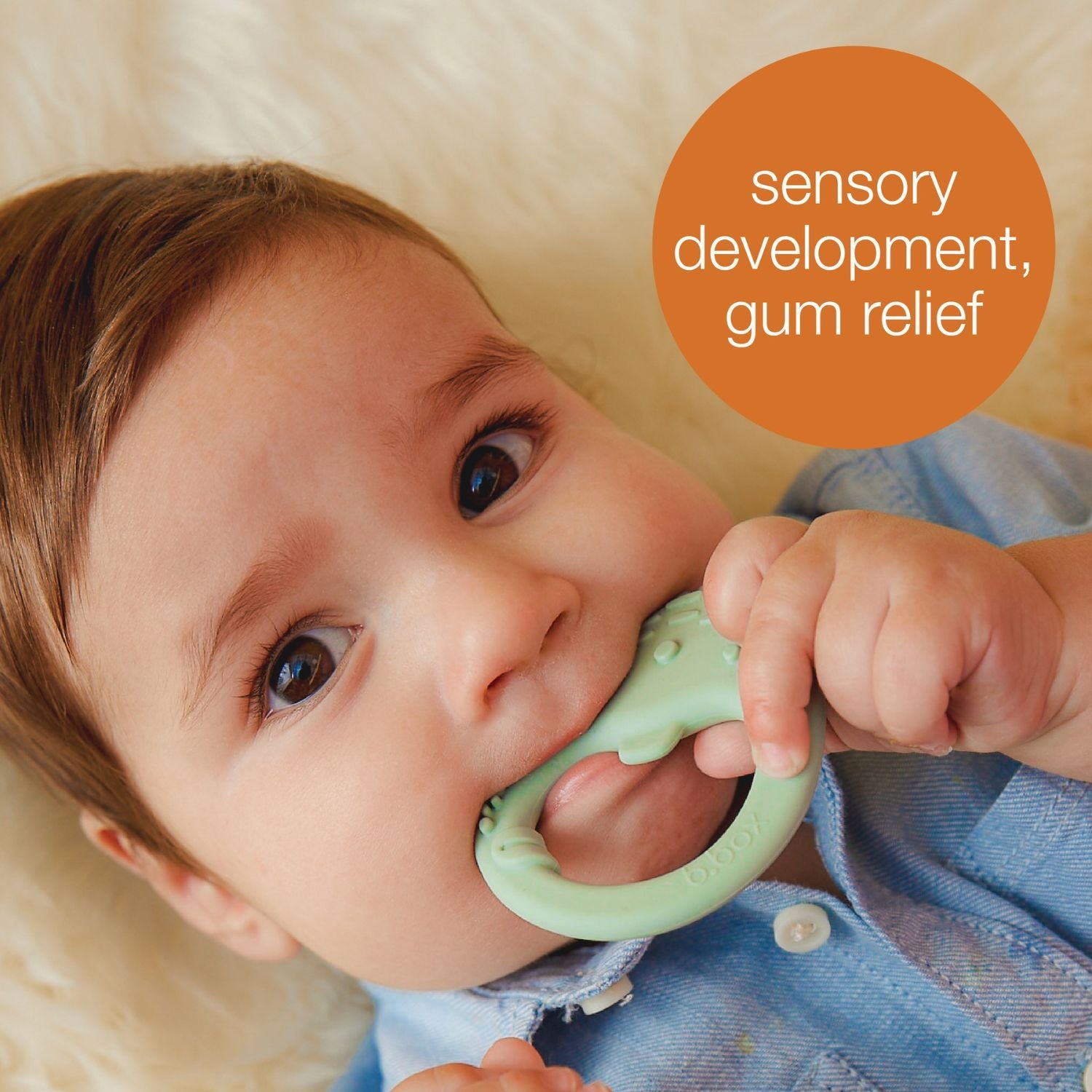 b.box Trio Teether Blush Pink - 100211