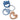 b.box Trio Teether Lullaby Blue - 100208