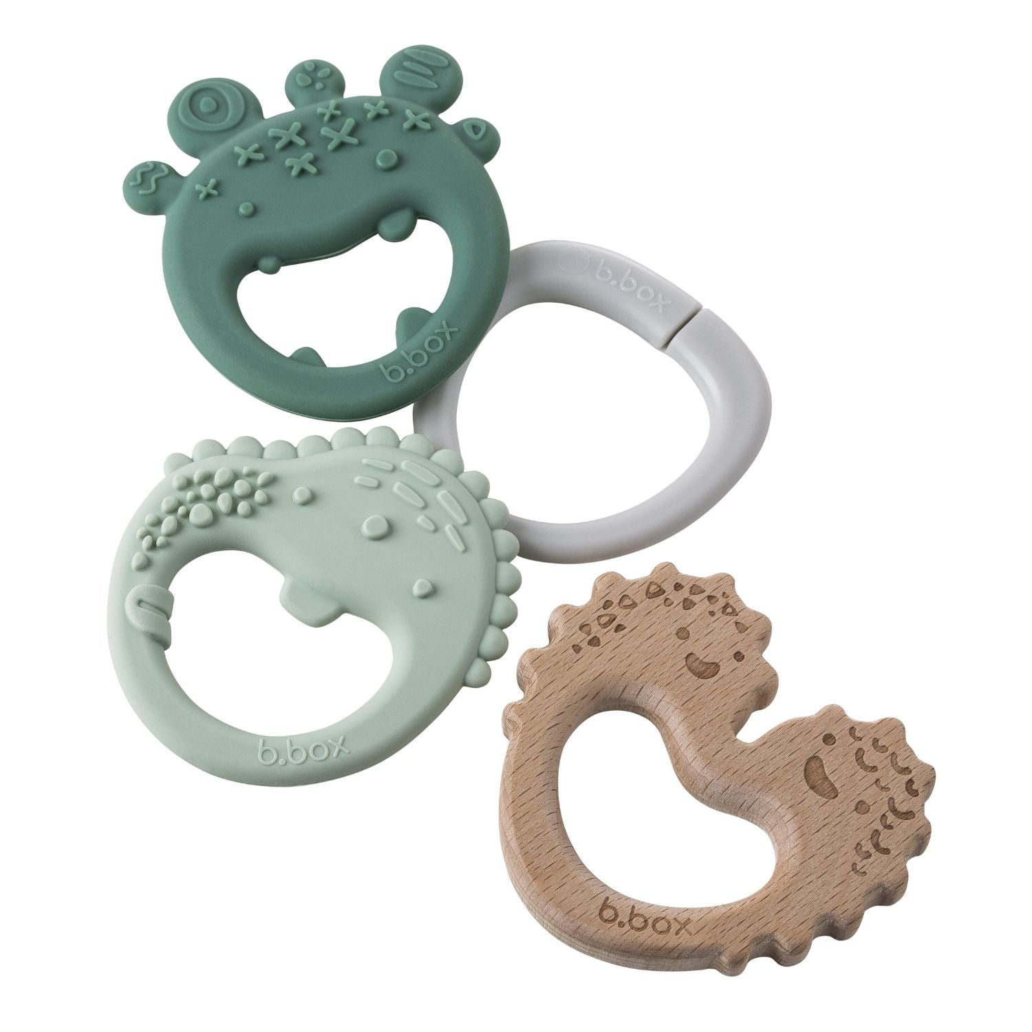 b.box Trio Teether Sage Green - 100210