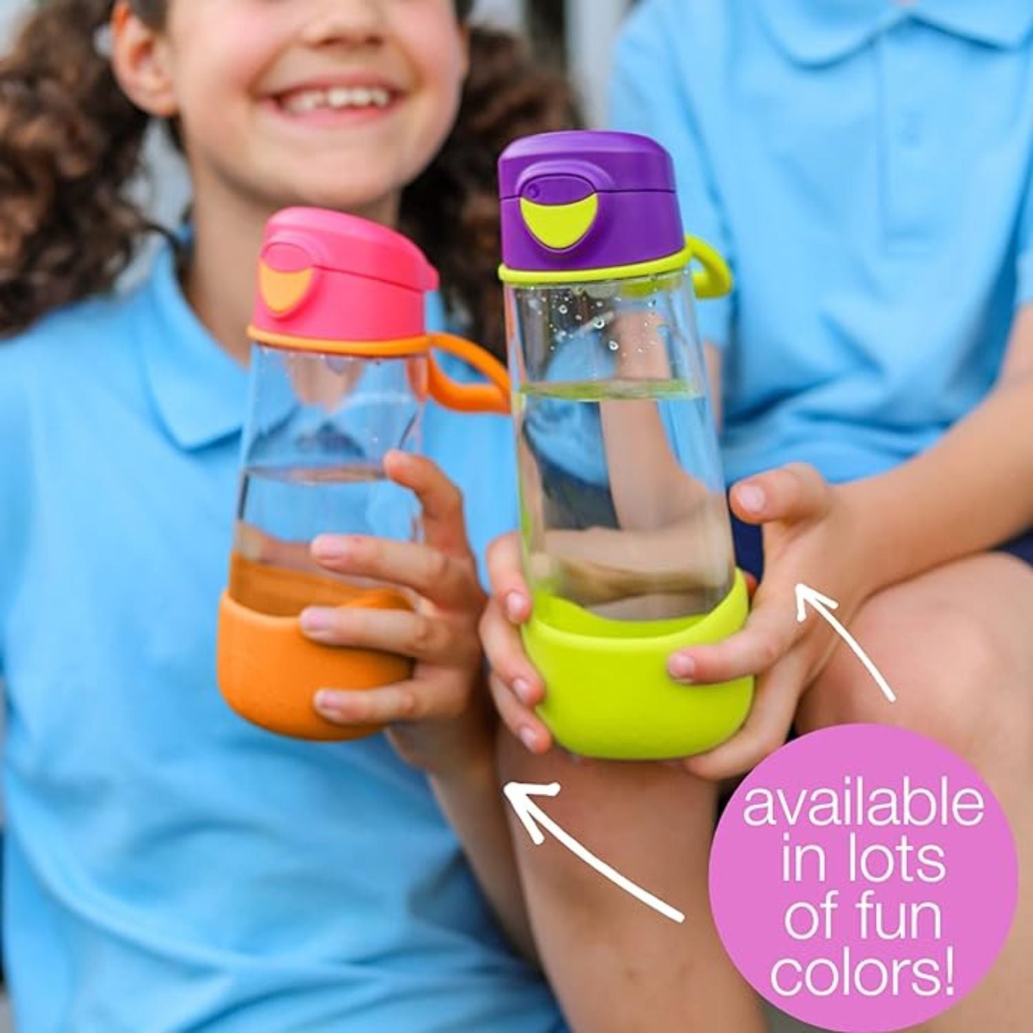 b.box Tritan Sport Spout Drink Bottle 450ml Emerald Forest Green - 500407