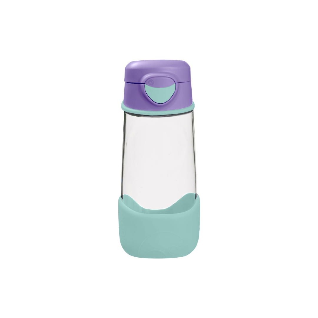 b.box Tritan Sport Spout Drink Bottle 450ml Lilac Pop - 500403