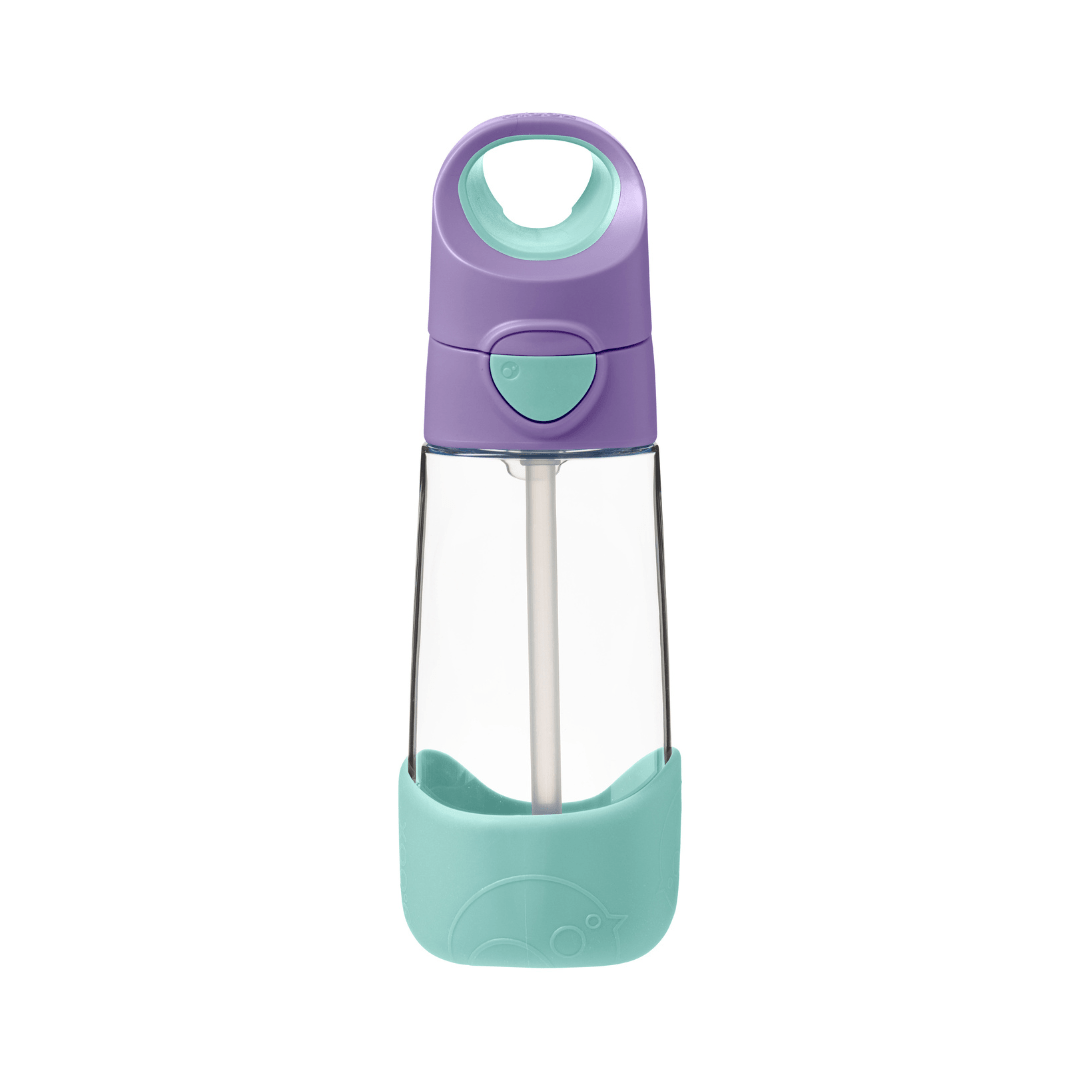 b.box Tritan straw Drink Bottle450ml Lilac Pop Purple - 500303