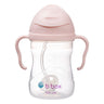 b.box Weighted Straw Sippy Cup 240ml Blush Light Pink - 200211