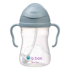 b.box Weighted Straw Sippy Cup 240ml Ocean Blue - 200208