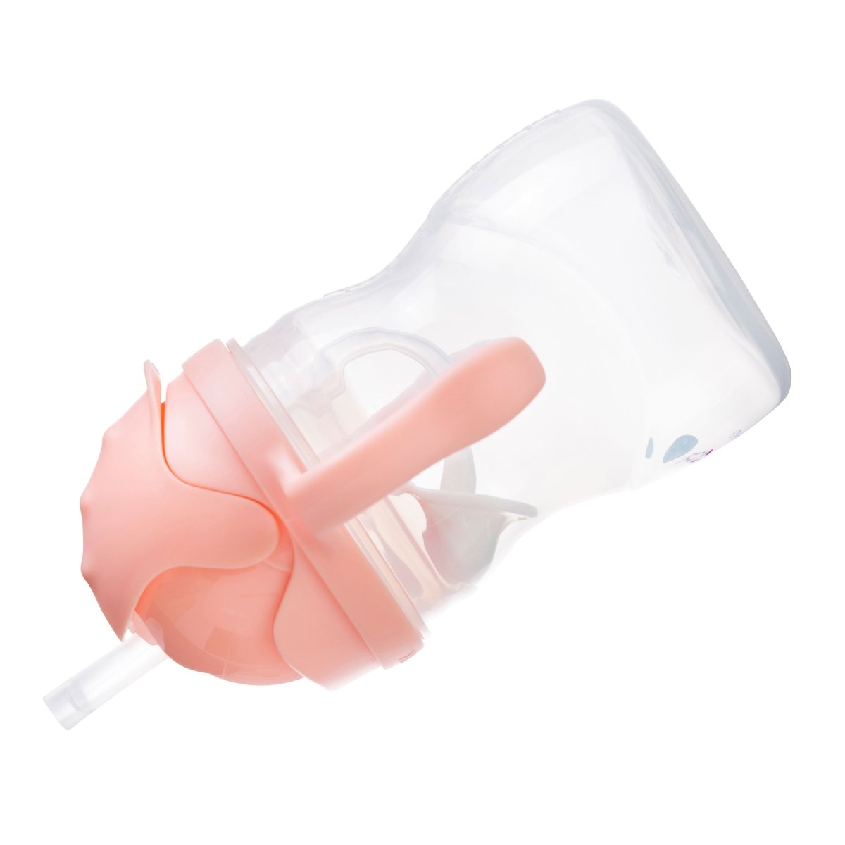 B.Box Weighted Straw Sippy Cup- Tutti Fruiti Light Pink - 521