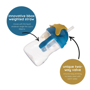 b.box Woody Disney Sippy Cup – Leak - Proof, Weighted Straw 240ml - Multicolor - 2002XDWD