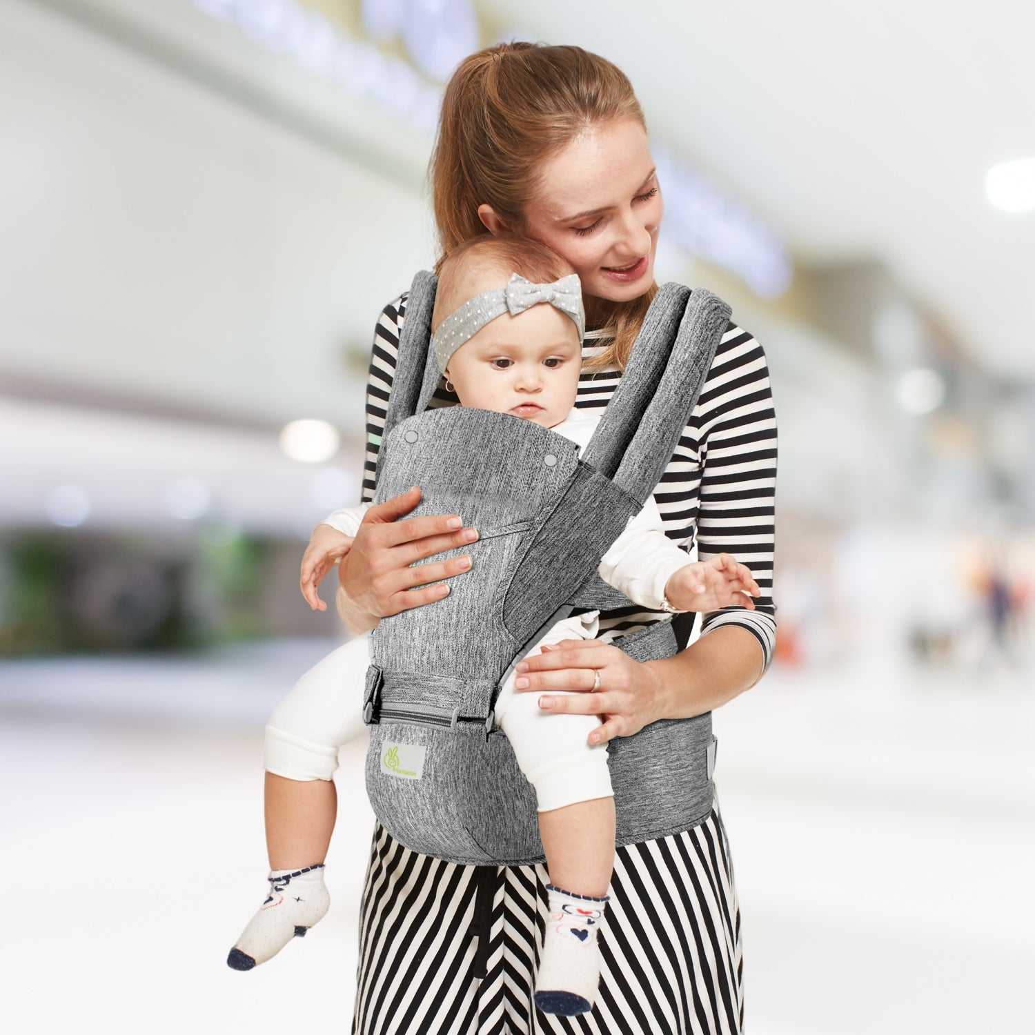 R For Rabbit Upsy Daisy Cool Baby Carriers Grey