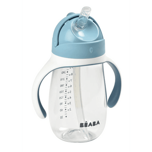 Beaba Straw Cup 300ml - Windy Blue Toddler Cup | The Mom Store - Windy Blue Sipper Cups