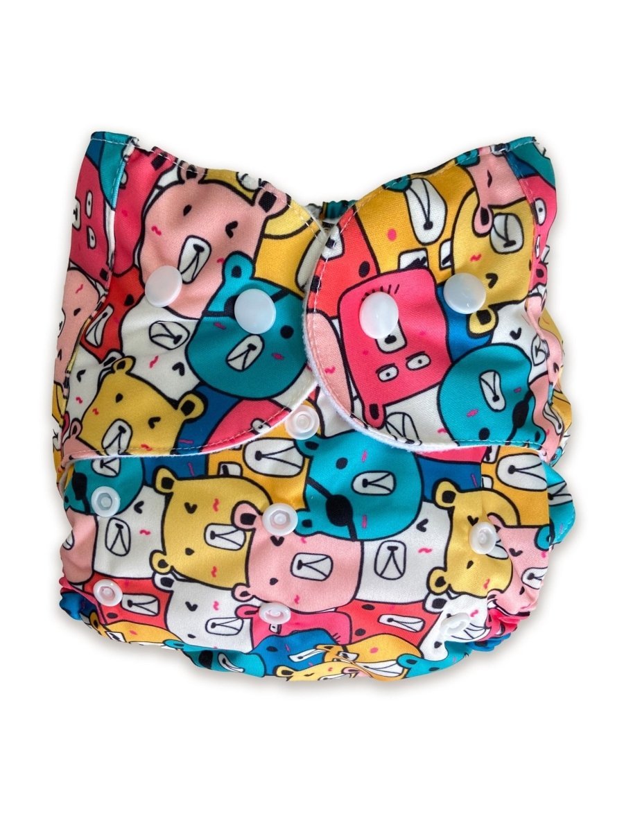 Bear Buddies Print- Reusable Diaper - CD-BRBDS-3-3