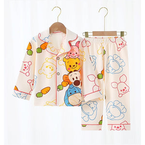 Bear & Friends soft Cotton Kids Nightsuit - 3 - 4 Years Nightsuits