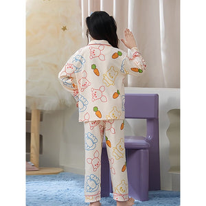 Bear & Friends soft Cotton Kids Nightsuit - 3 - 4 Years Nightsuits