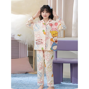 Bear & Friends soft Cotton Kids Nightsuit - 3 - 4 Years Nightsuits