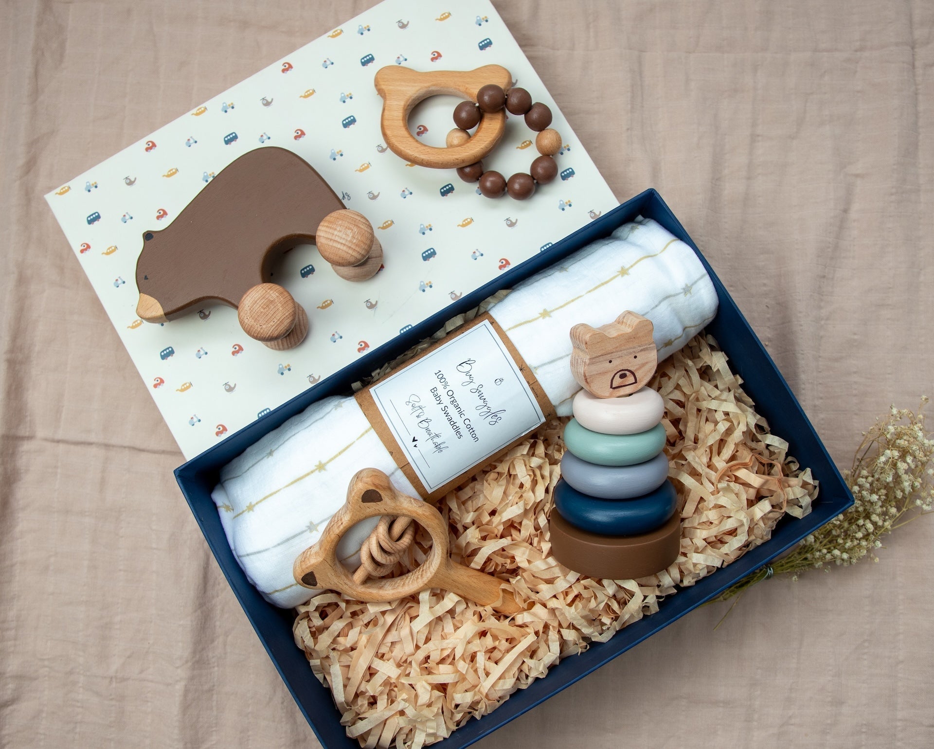 Bear Newborn Gift Box - Set of 5 - BBNX0503
